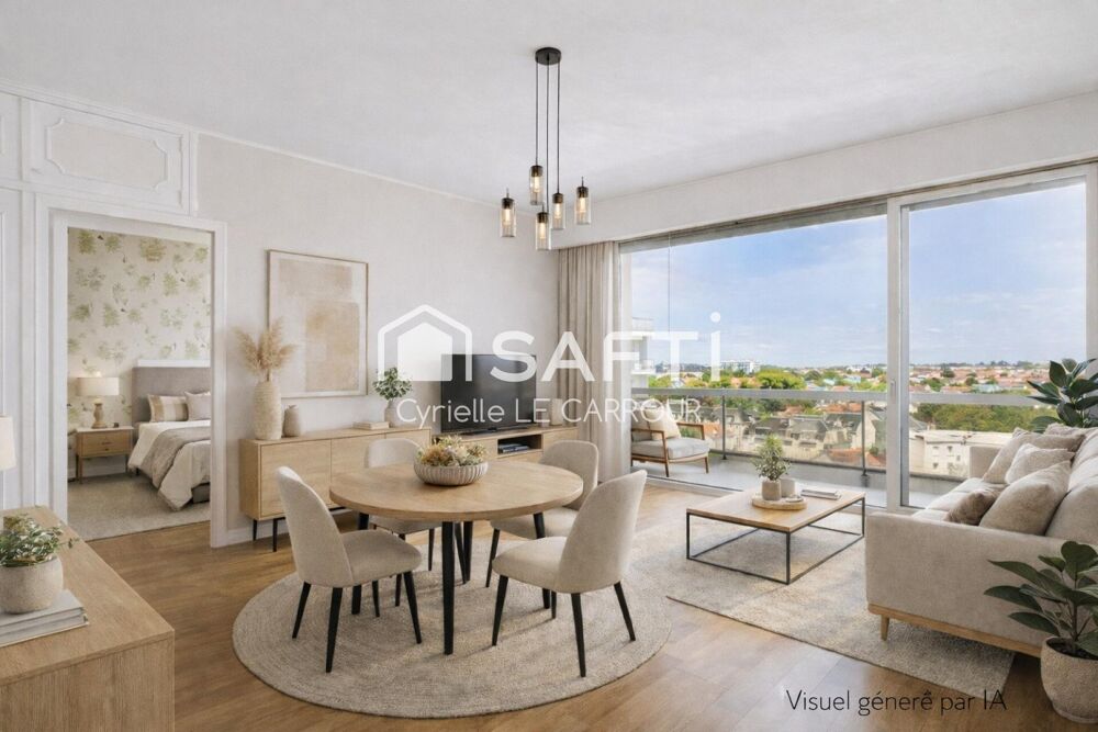 Vente Appartement T2 avec balcon dans quartier recherché La rochelle