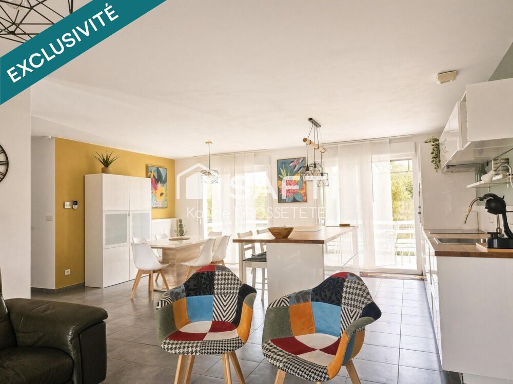 Pavillon de plain pied de 107m² sur un terrain de 1000m²