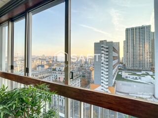 Vente Appartement Paris 15e BEAUGRENELLE, étage élevé, 3 pièces 77m2 Vue et luminosité Paris 15