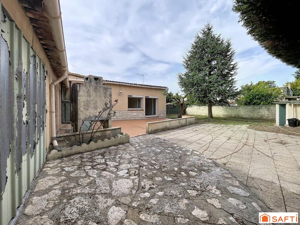 LE PONTET  ARBALESTIÈRE - MAISON DE PLAIN-PIED  3 CHAMBRES  JARDIN  2 GARAGES