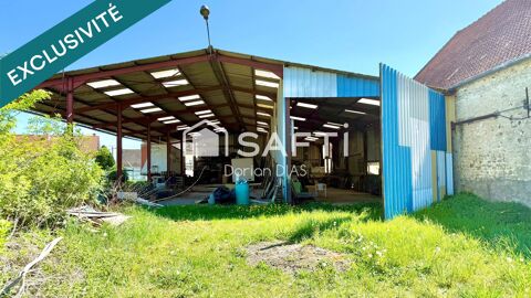 Hangar Baudoux 500m² + terrain a bâtir de 2100 m² 158000 02840 Athies-sous-laon