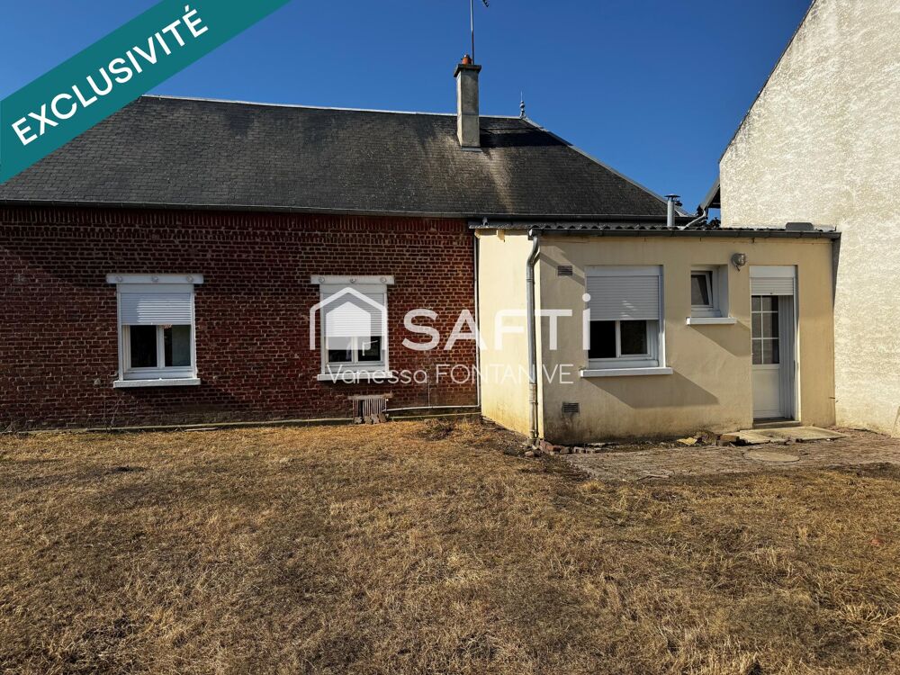 Vente Maison Maison de campagne en briques avec dépendances et grand terrain. Situation idéale proche A1 et gare TGV. Belloy-en-santerre