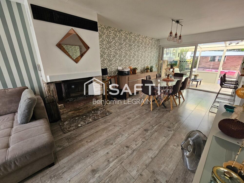 Vente Maison Maison semi-ind de 108m2, 6p, 3ch, jardin, garage Douchy-les-mines