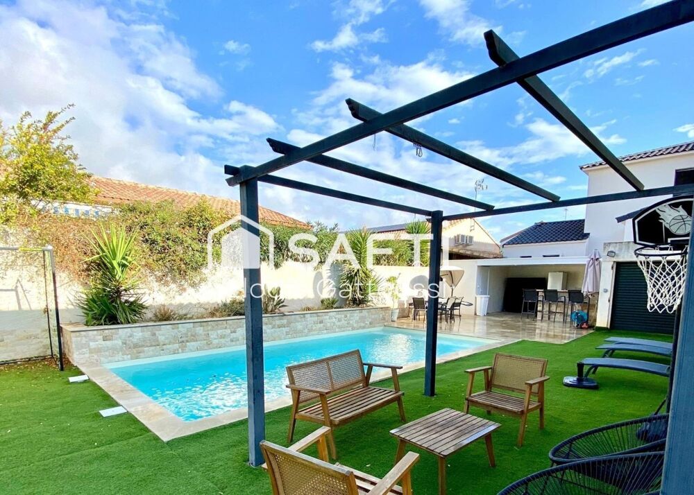 T4 avec piscine et cuisine d'été - Potentiel 4 chambres