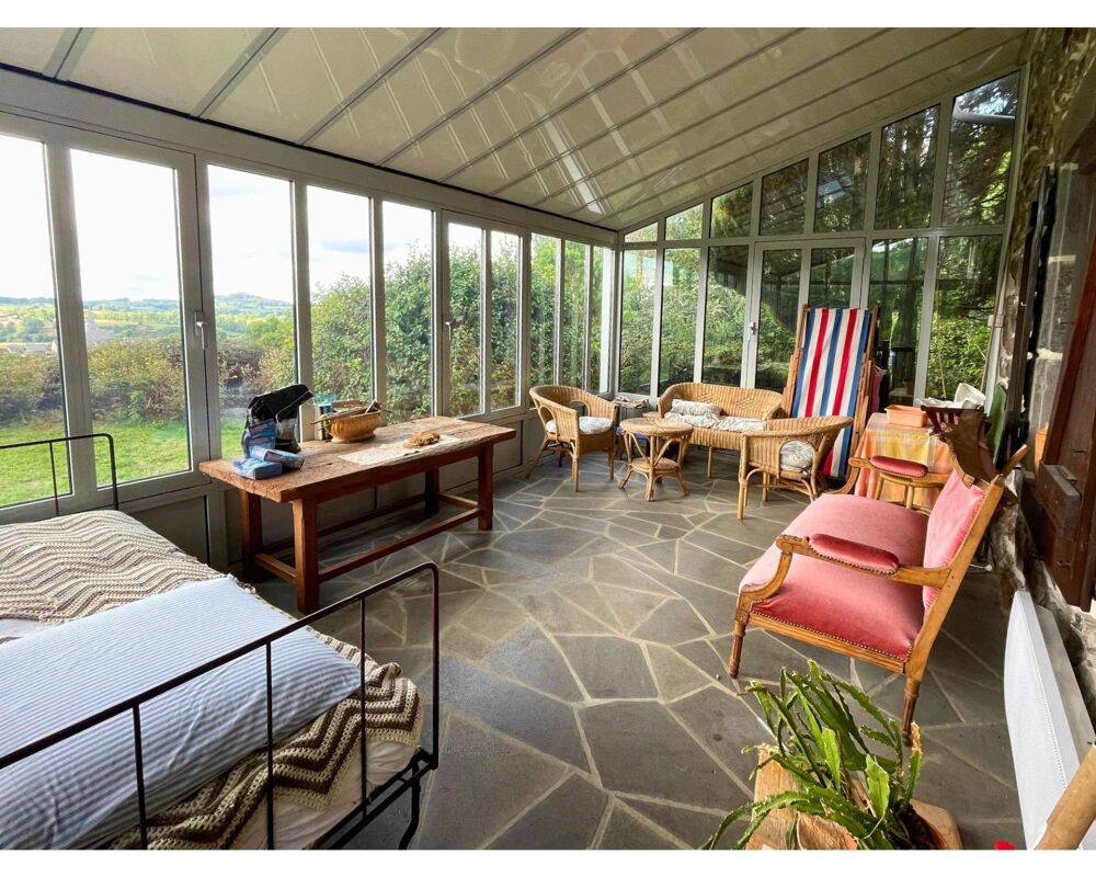 Vente Maison Longère HORTENSIA, charme unique en pierres et ardoise Chastreix