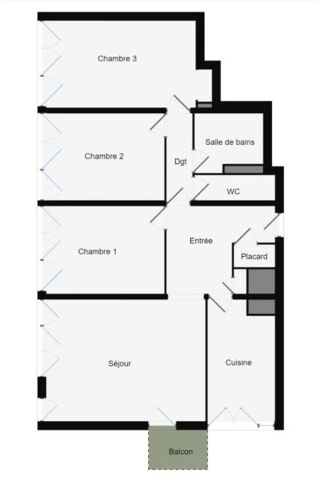  Appartement à vendre 4 pièces 92 m²