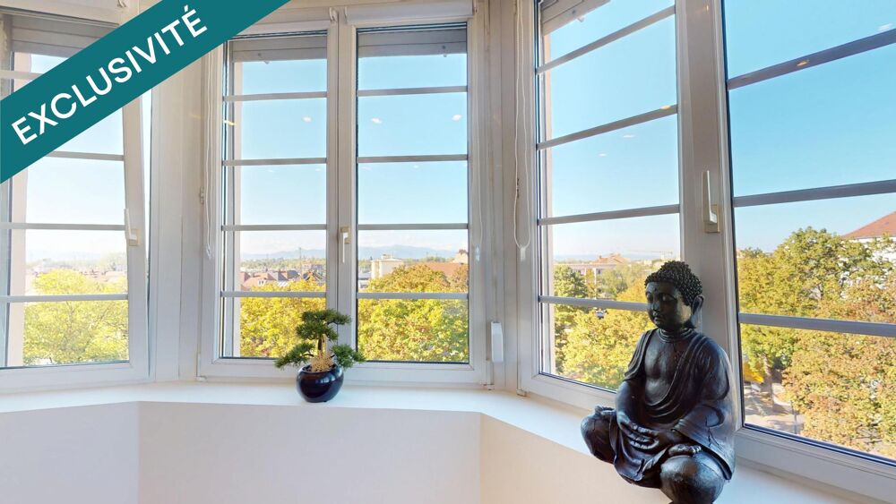 Vente Appartement Mulhouse – Appartement 5 pièces 101 m² rénové, dernier étage avec vue Vosges Mulhouse