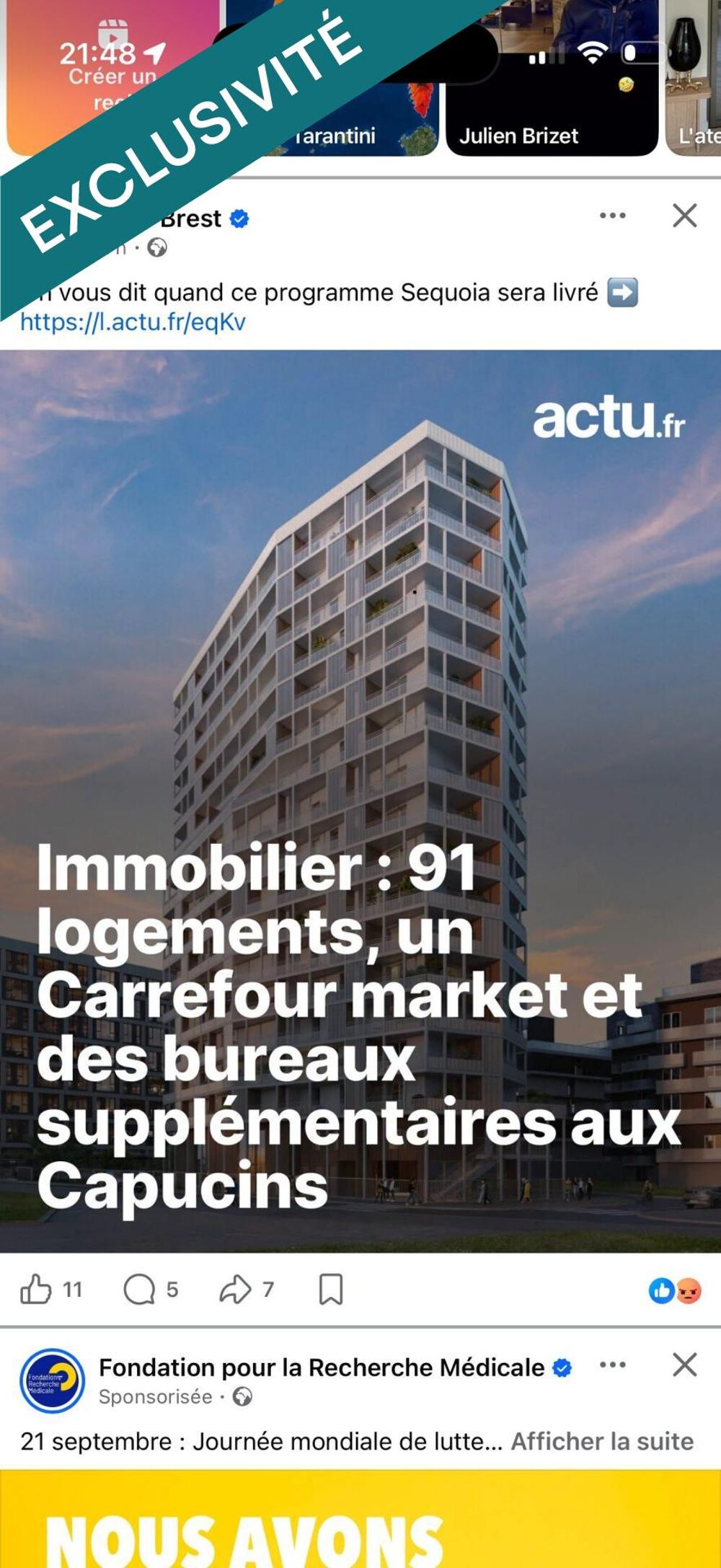 LES CAPUCINS  TERRASSE EXCEPTIONNELLE DE 40 M² + OUVERTURE D'UN CARREFOUR MARKET