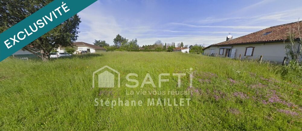 Vente Terrain Proche de toutes commodités   763 m² viabilisé Villeneuve-de-marsan