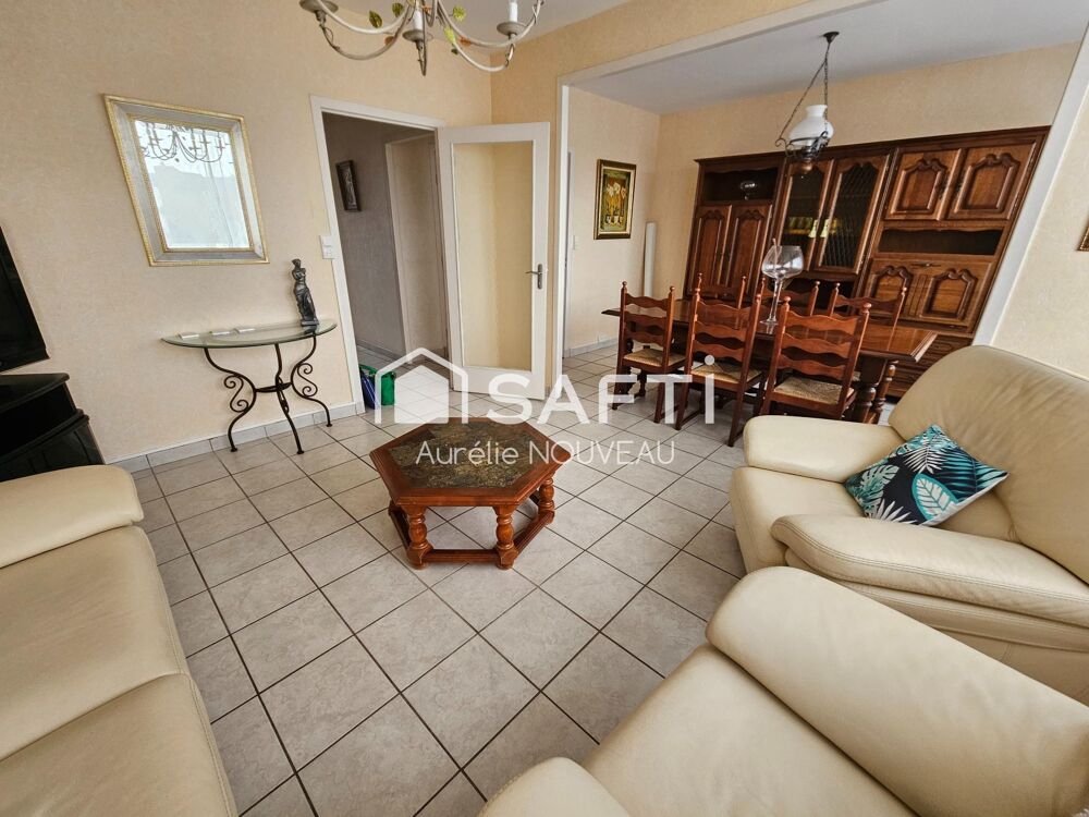 T3 68m² lumineux, très bon état, ascenseur, garage et cave