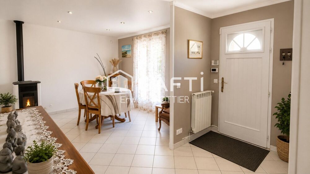 Pavillon de plain-pied avec véranda et vue dégagée sur la vallée de l'Yonne