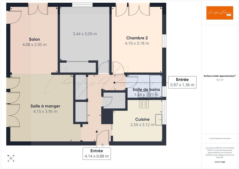 Vente Appartement Appartement Vue imprenable sur la Mayenne Mayenne