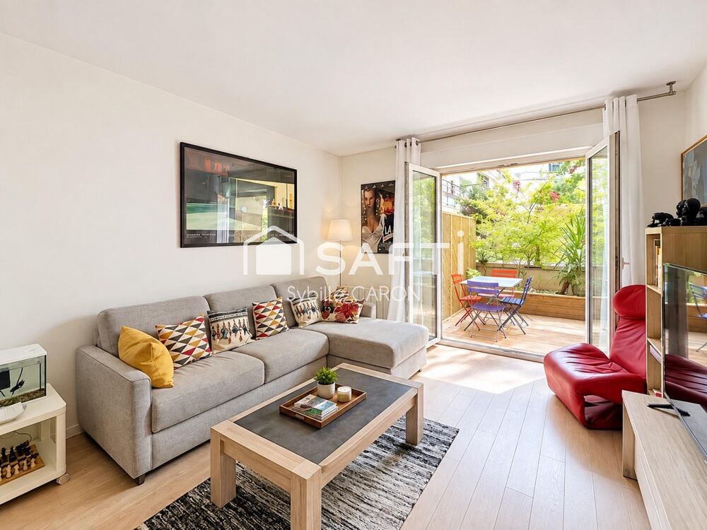 Vente Appartement Ile St Germain RDC – Terrasse – DPE D – Parking Issy-les-moulineaux