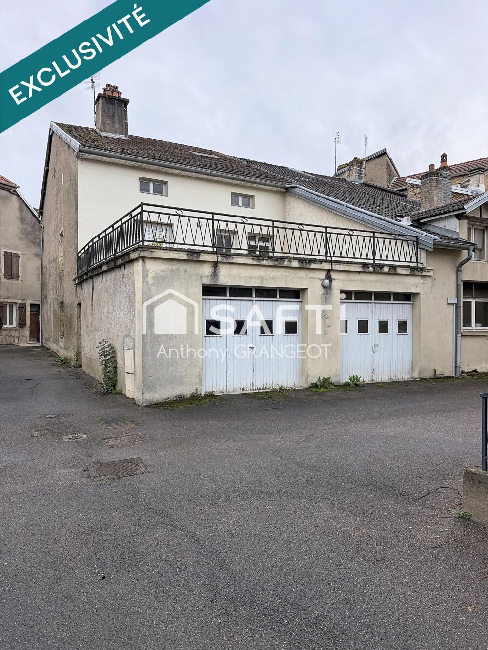 Vente Maison MAISON DE VILLE 133M²,3 CHAMBRES, 2 GARAGES Jussey