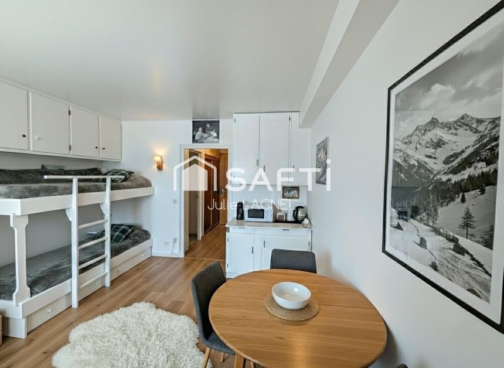 Studio cosy avec vue montagne à Megève