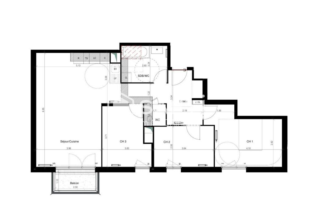 Appartement T4 neuf à GONESSE !