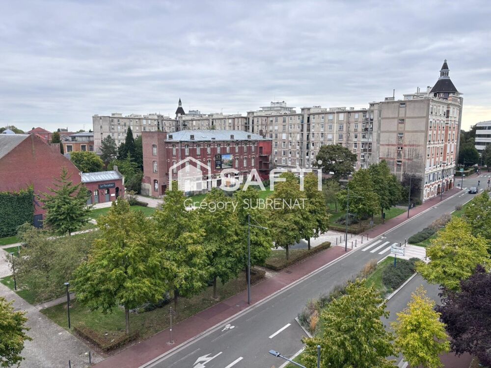 Tourcoing centre  Appartement 73,5 m² avec loggia, parking et cave