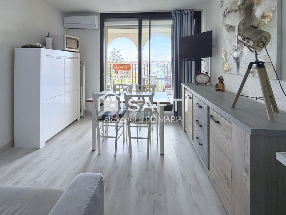 Vente Appartement Élégant T2 rénové avec terrasse et vue sur l'étang Le barcares