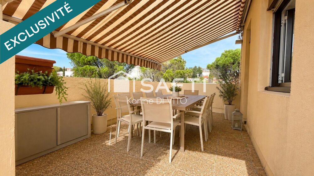Vente Appartement T3 dernier étage - 3 Terrasses de 61 m2 - Garage et cave Saint-raphael