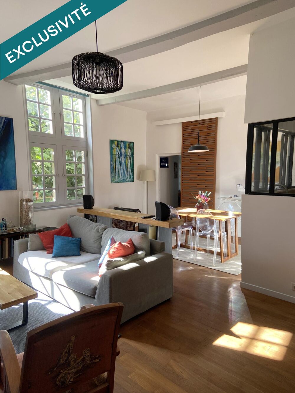 Vente Appartement Bordeaux Pey Berland / place Fernand Lafargue - appartement ancien de 90 m2 avec 2 chambres Bordeaux
