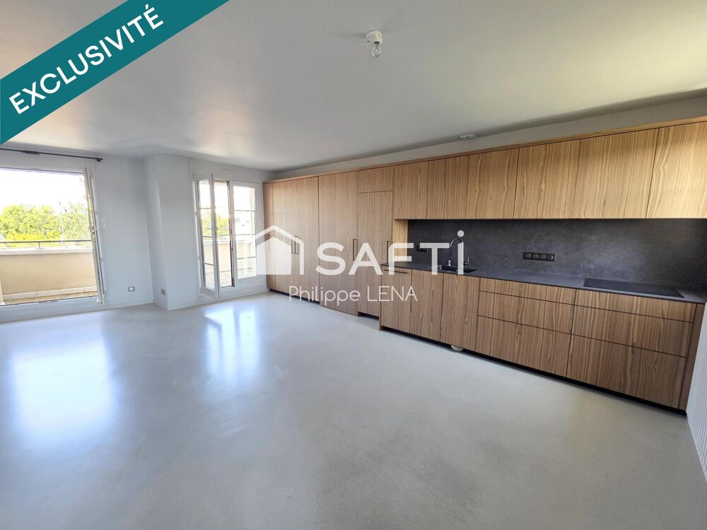 F3 design, 72 m², 2 chambres, hyper-centre / gare