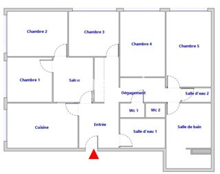  Appartement  vendre 6 pices 103 m