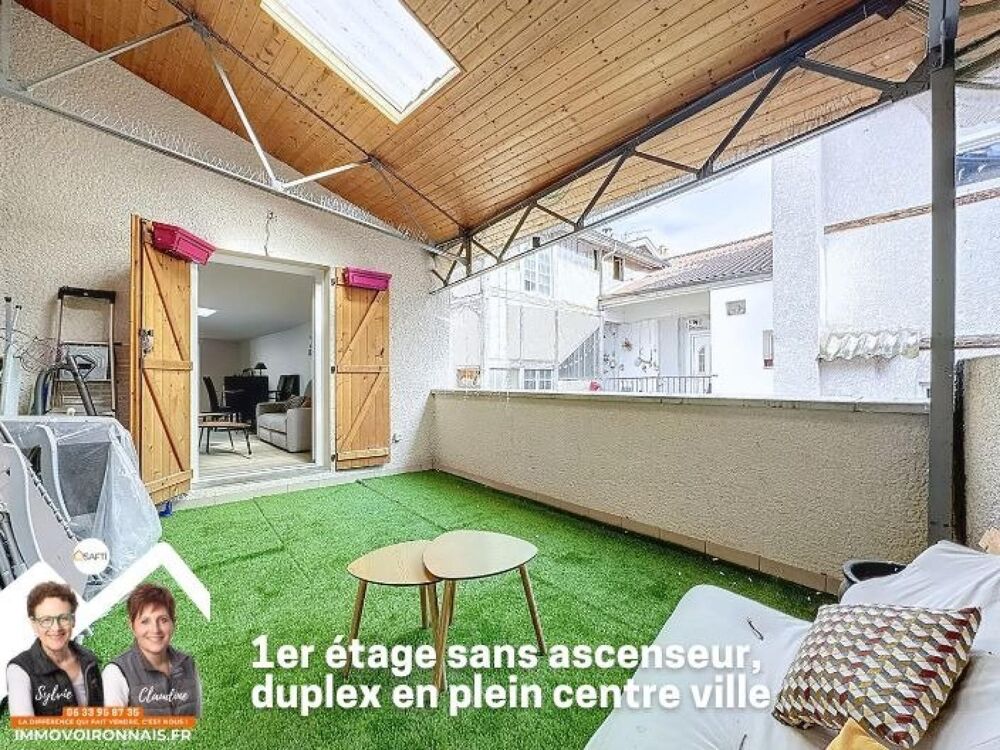 Vente Appartement T4, entièrement rénové, 3 chambres, avec terrasse et cave au centre de Voiron Voiron