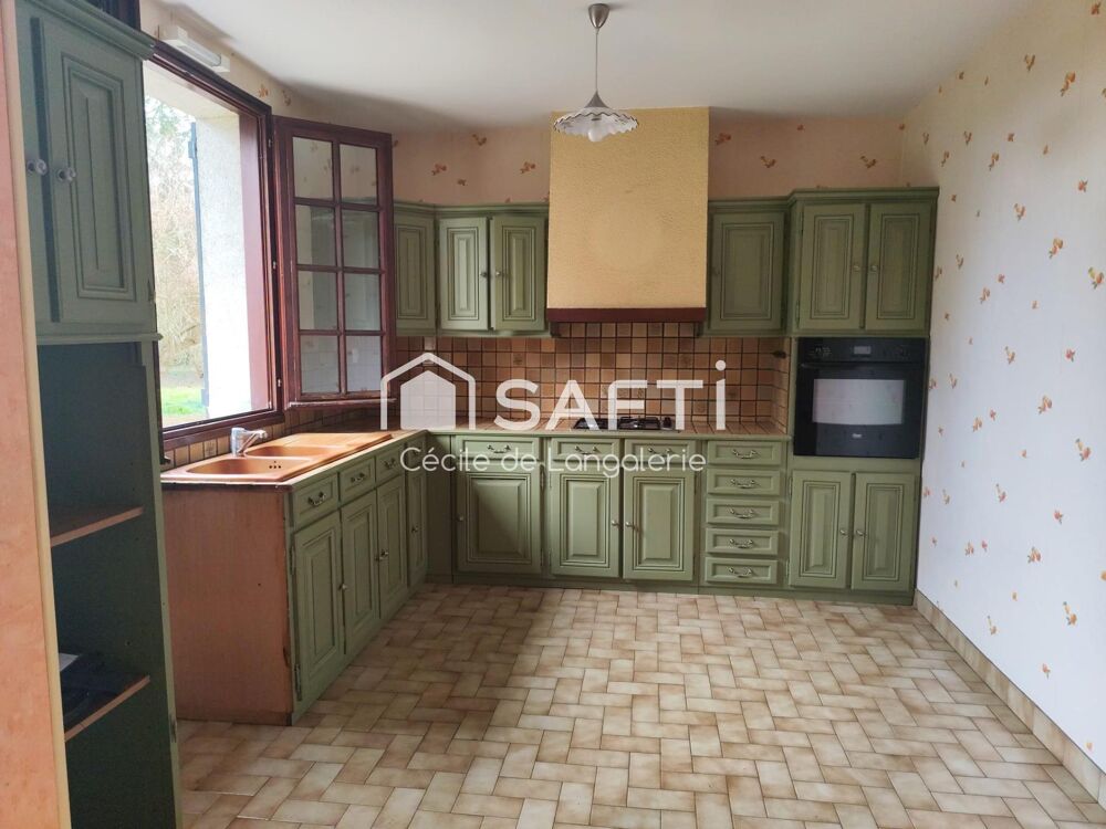 Vente Maison MAISON SUR TERRAIN DE 6829m² ARBORE ET FLEURI Le blanc