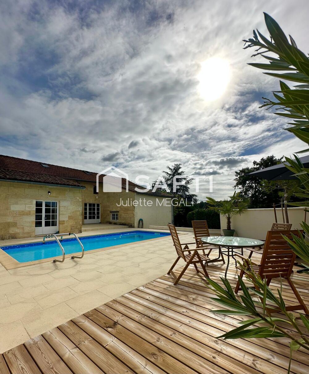 Vente Maison Elegante maison en pierre entièrement rénovée Saint-emilion