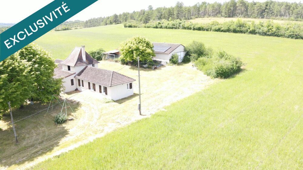 Vente Maison Maison 110 m2 & hangar 120 m2 sur 4,2 ha avec vue Saint-crepin-d'auberoche