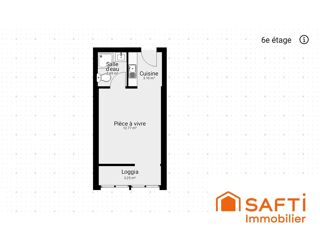  Appartement � vendre 1 pi�ce 18 m�
