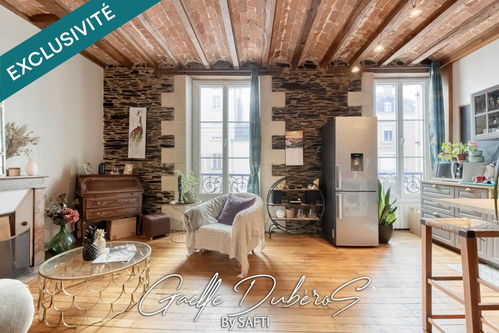 Vente Appartement Magnifique appartement de caractère hyper centre Angers *** Pré visite 3D disponible sur demande*** Angers