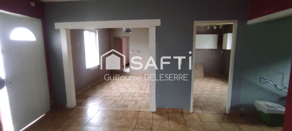 A Frévent maison à réconfortée avec beaucoup de potentiel et un terrain de 400m² à réinventer