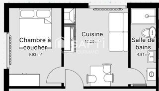  Appartement à vendre 2 pièces 29 m²