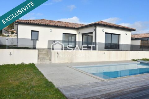   Magnifique villa lumineuse de plain pied avec piscine. Maison - 6 pi�ce(s) - 146 m�