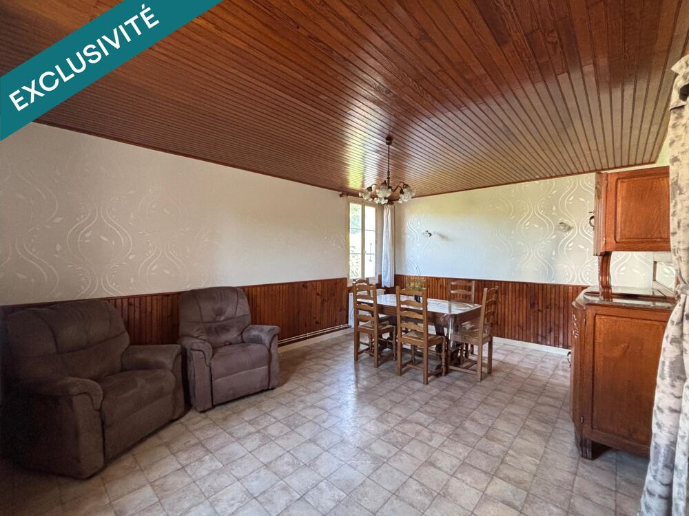 PARAY-LE-MONIAL  Maison familiale de 115 m², 4 chambres, double garage et grand terrain clos