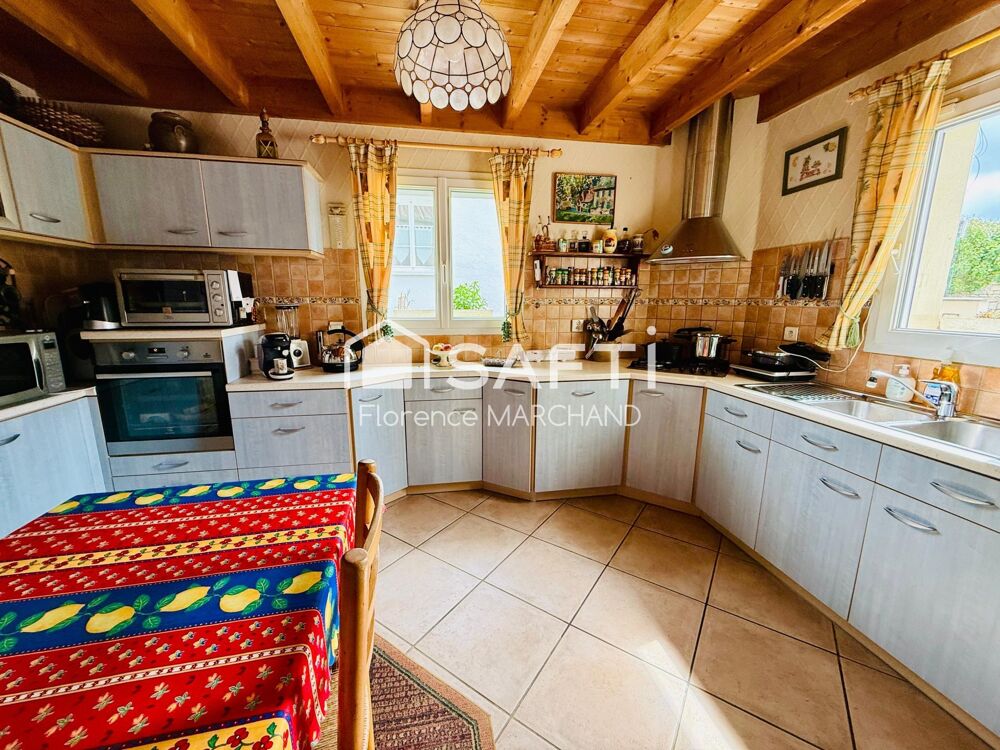 Vente Maison PROCHE COMMERCES 2 CH + 1 BUREAU VERANDA JARDIN VUE DEGAGÉE Nanteuil
