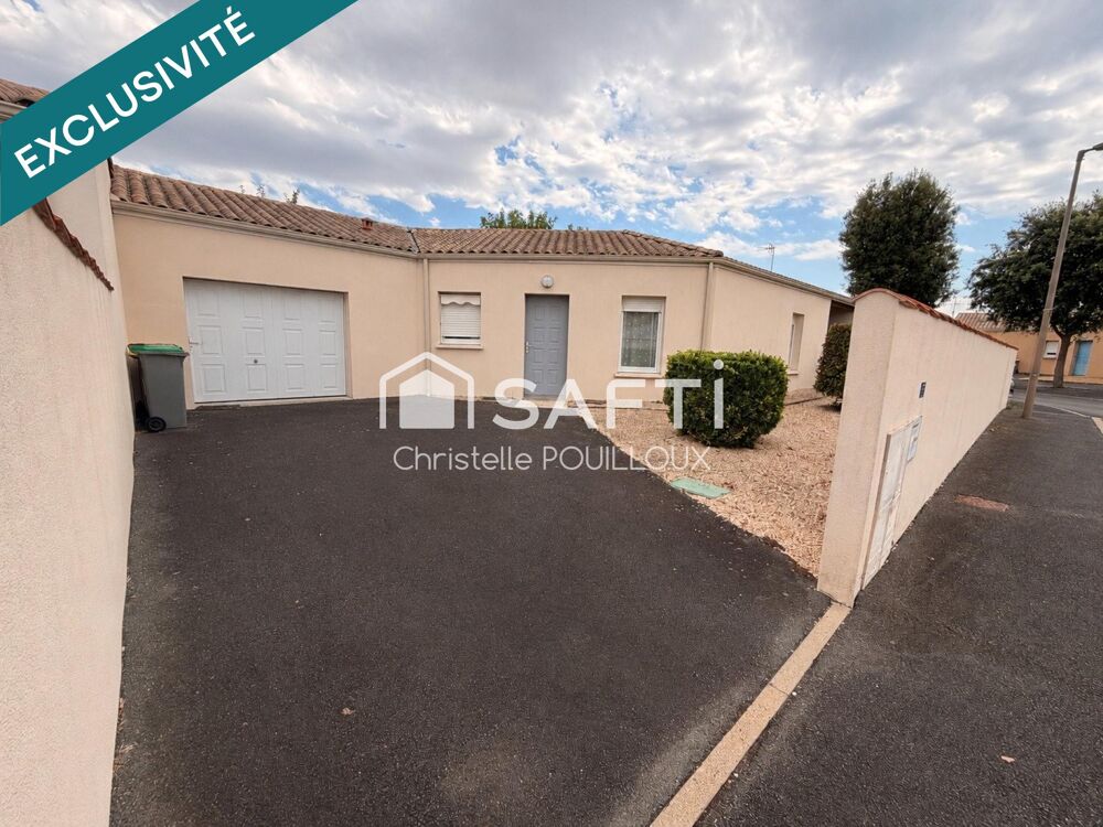 Vente Maison Maison plain pied, 3 chambres, garage; préau camping-car Niort