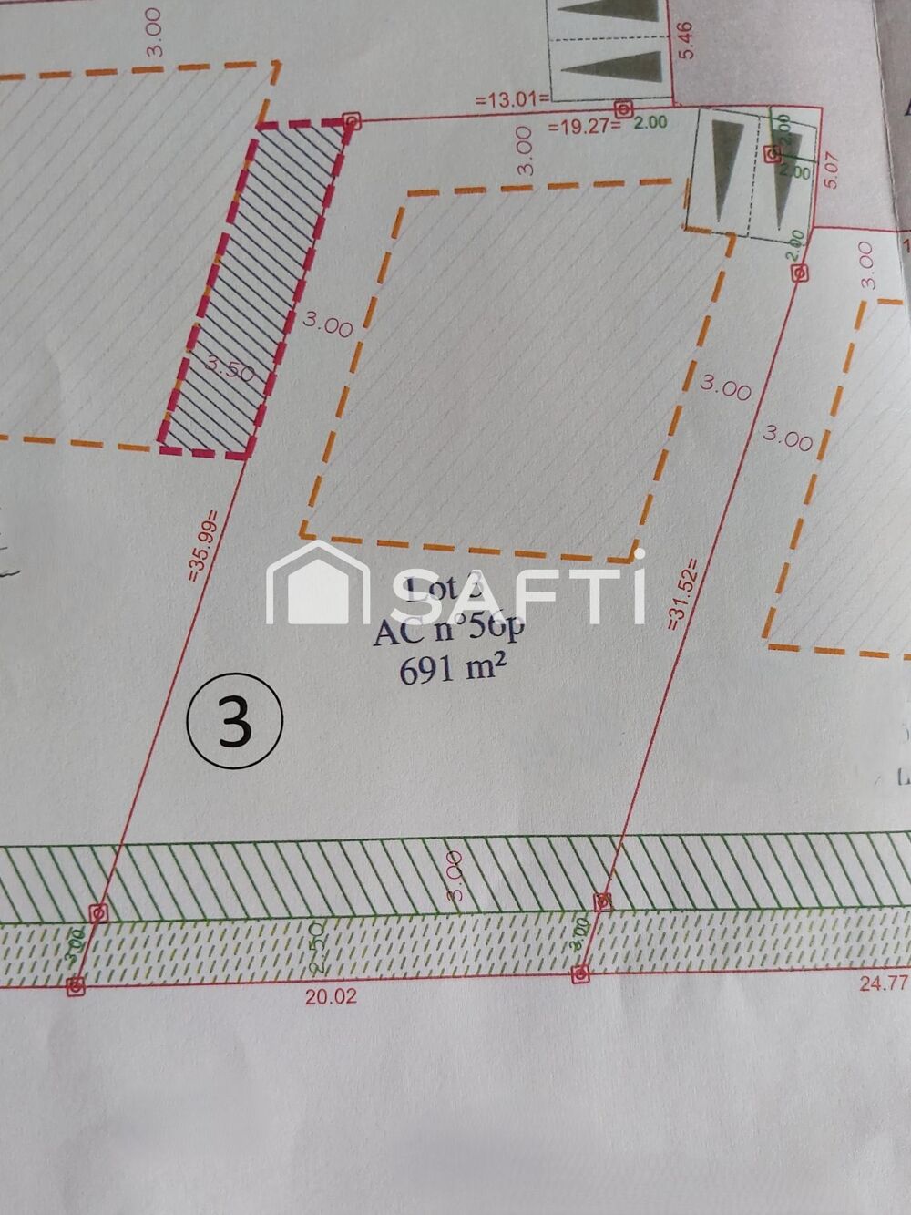 Vente Terrain Terrain plat VIABILISÉ et orienté SUD Pleuven