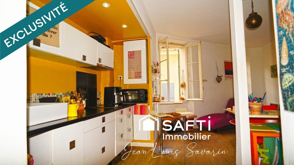 Vente Appartement Hyères centre historique T2 traversant sur le Parcours des Arts Hyeres