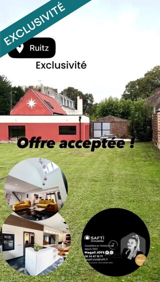 Vente Maison Superbe longère rénovée et agrandit en semi plain pied Ruitz