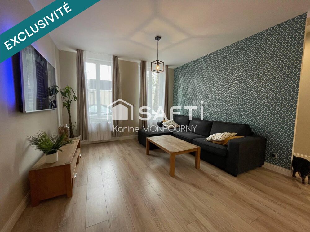 Maison entièrement rénovée 2 chambres, 1 bureau