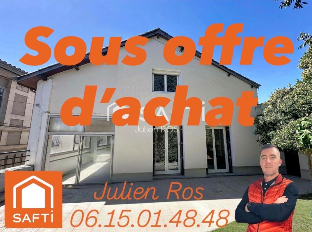 Vente Maison Rare à Maraussan : maison familiale 160 m² avec jardin, véranda, atelier et climatisation Maraussan