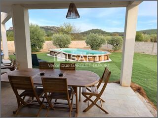 Vente Maison Villa de plain-pied avec piscine et vue dégagée Saint-andre-de-roquelongue