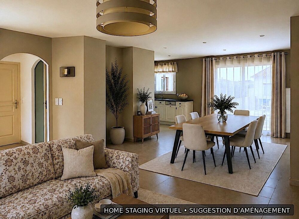 Vente Maison Plain-pied récent, 3 chambres, garage, jardin Exireuil