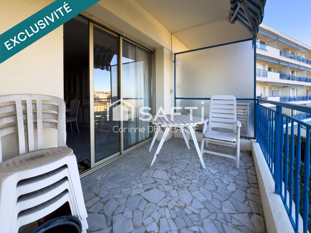Beau 3/4 pièces 80m2,cave,parking,vue mer,terrasse