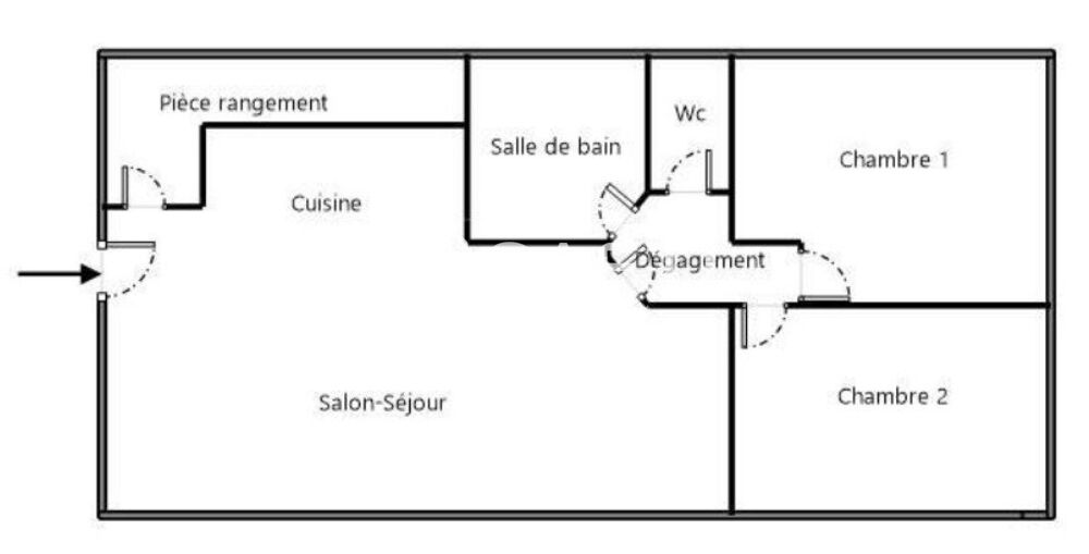 Vente Appartement SAINT-NAZAIRE T3 • 80 M² - SANS TRAVAUX Saint-nazaire