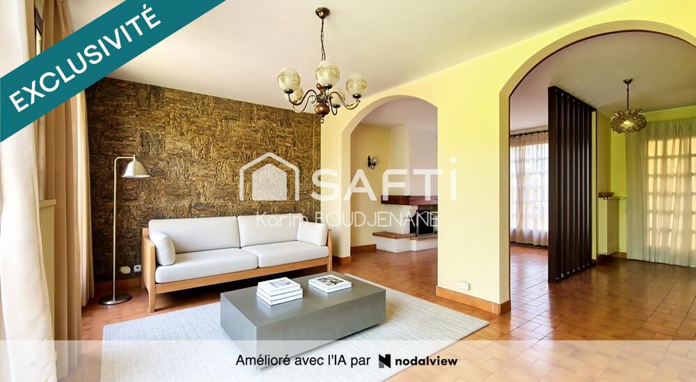 Maison familiale individuelle avec jardin de 864 m²
