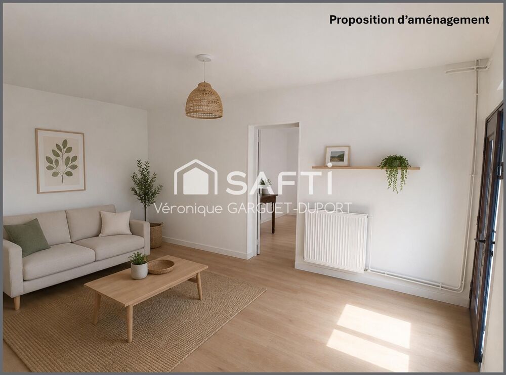 Vente Appartement Appartement en RdC, 3 pièces, 54 m2, cour Narbonne