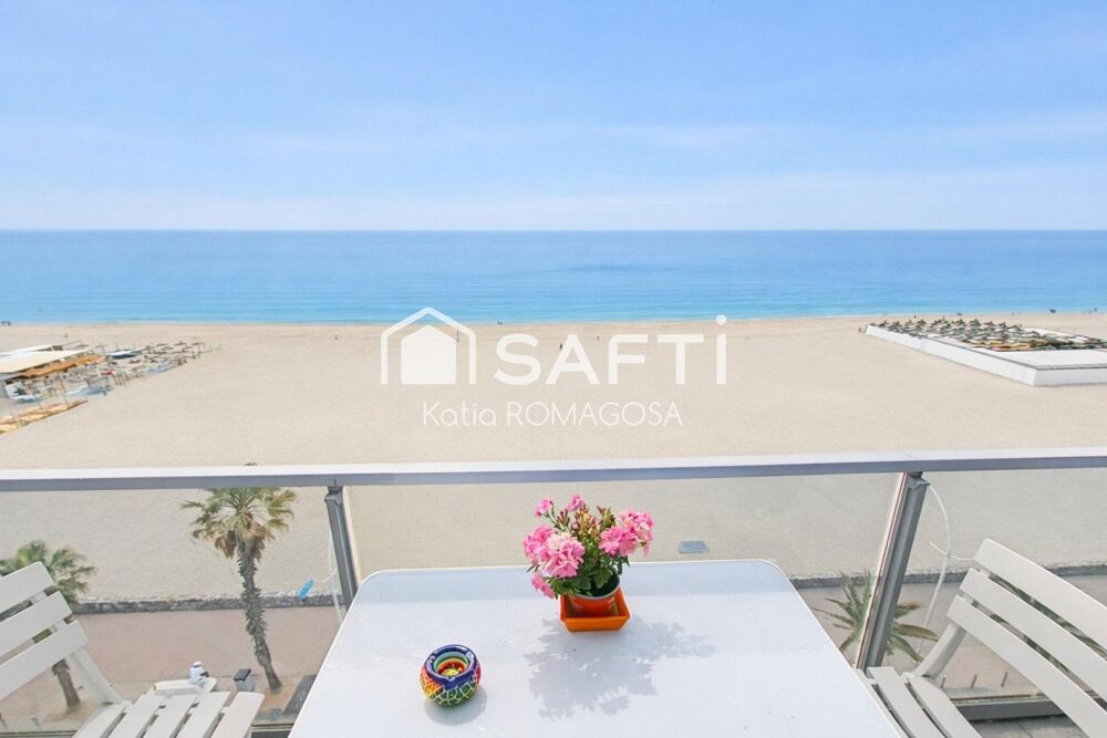 CANET-PLAGE  FRONT DE MER  VUE PANORAMIQUE EXCEPTIONNELLE